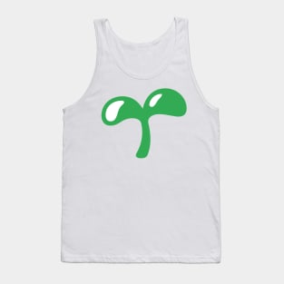 Sprout Plant Emoticon Tank Top